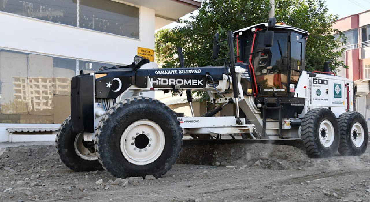 Osmaniye’de Altyapısı Tamamlanan Sokakta Asfalt Hazırlıkları Başladı