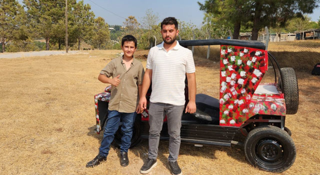Osmaniye’de İki Kardeş, Güneş Enerjili Elektrikli Arazi Aracı Yaptı