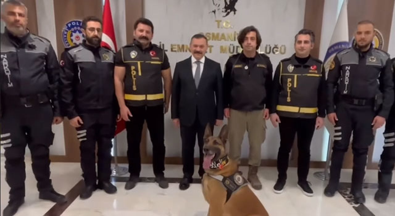 Osmaniye’nin Gururu Narkotik Köpeği Pars Emekliye Ayrıldı