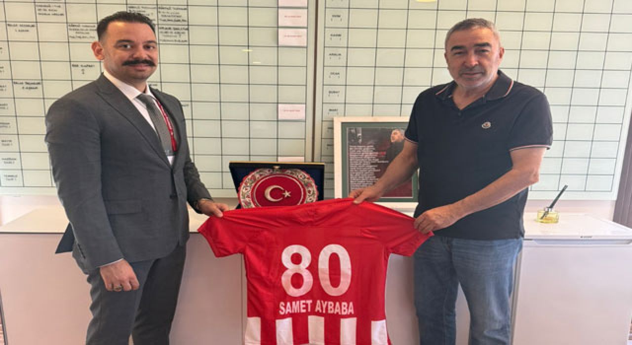 Osmaniyespor FK Başkanı Kobaner’den Samet Aybaba’ya Ziyaret