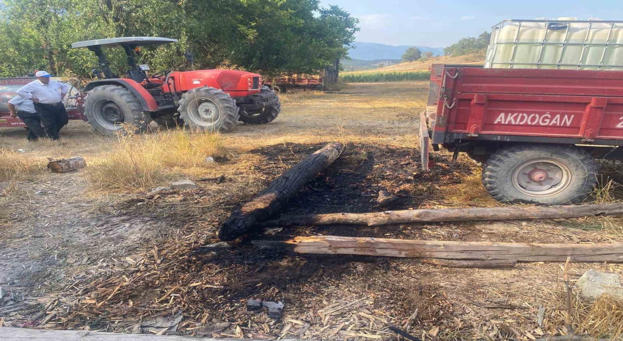 Otluk arazide çıkan yangın büyümeden söndürüldü