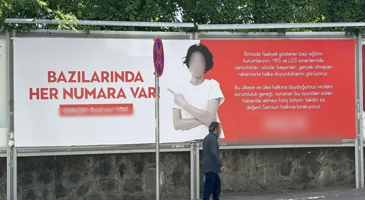 Özel kurslardan billboardlu başarı tartışması: Halkı kandırıyorlar