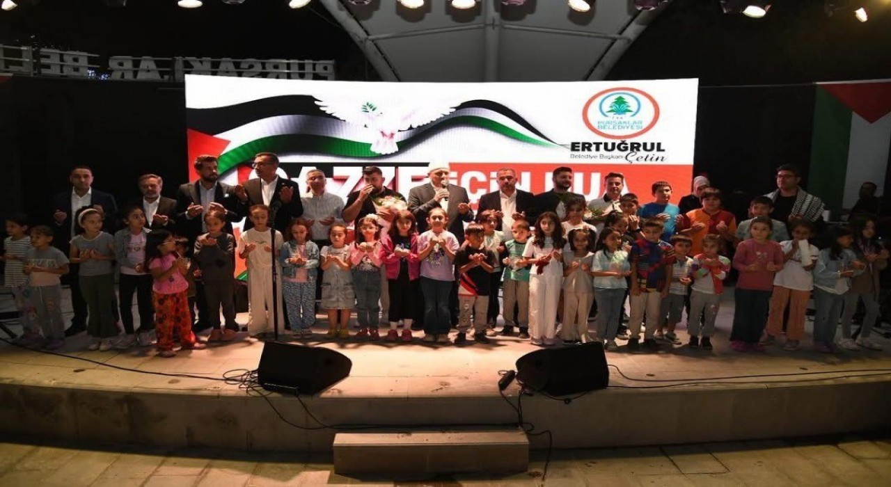 Pursaklar Belediyesinden Gazzede yaşananlar için dua ve ilahi programı