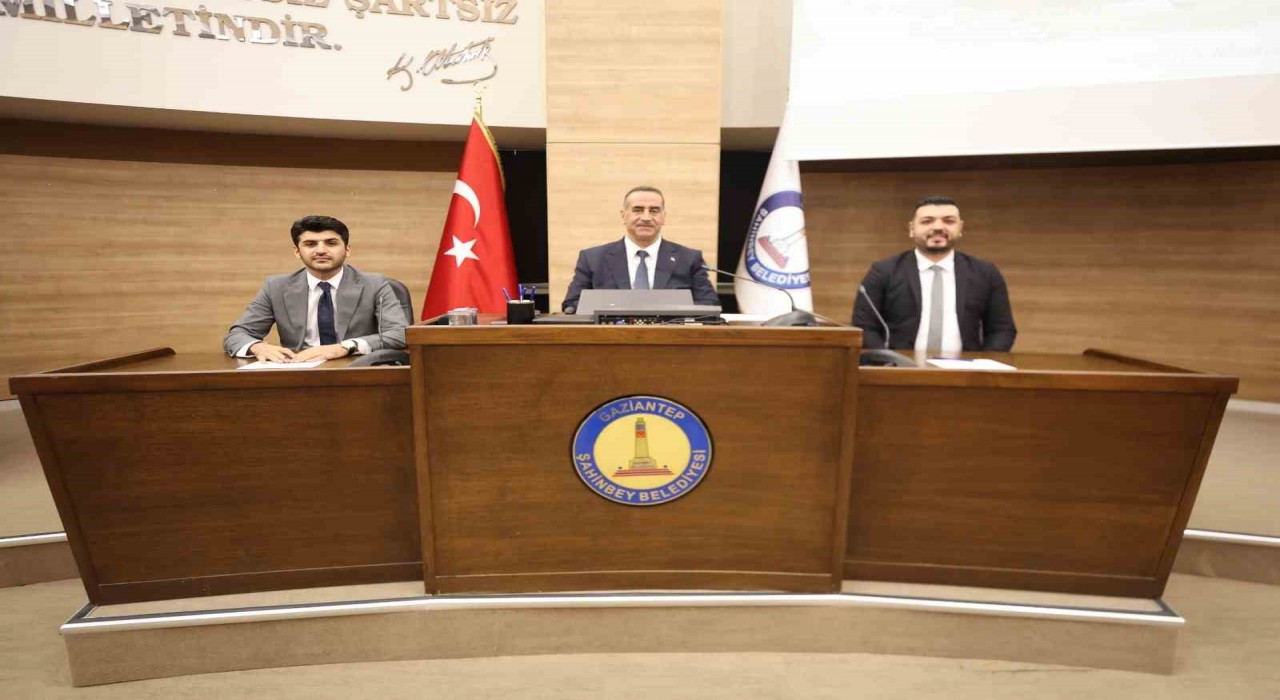 Şahinbey Belediyesi Ağustos ayı meclis toplantısı yapıldı