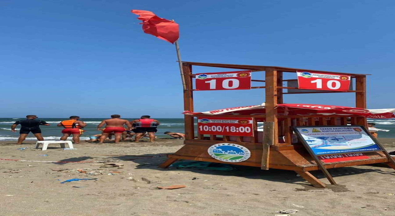 Sakarya sahillerinde denize girmek yasaklandı