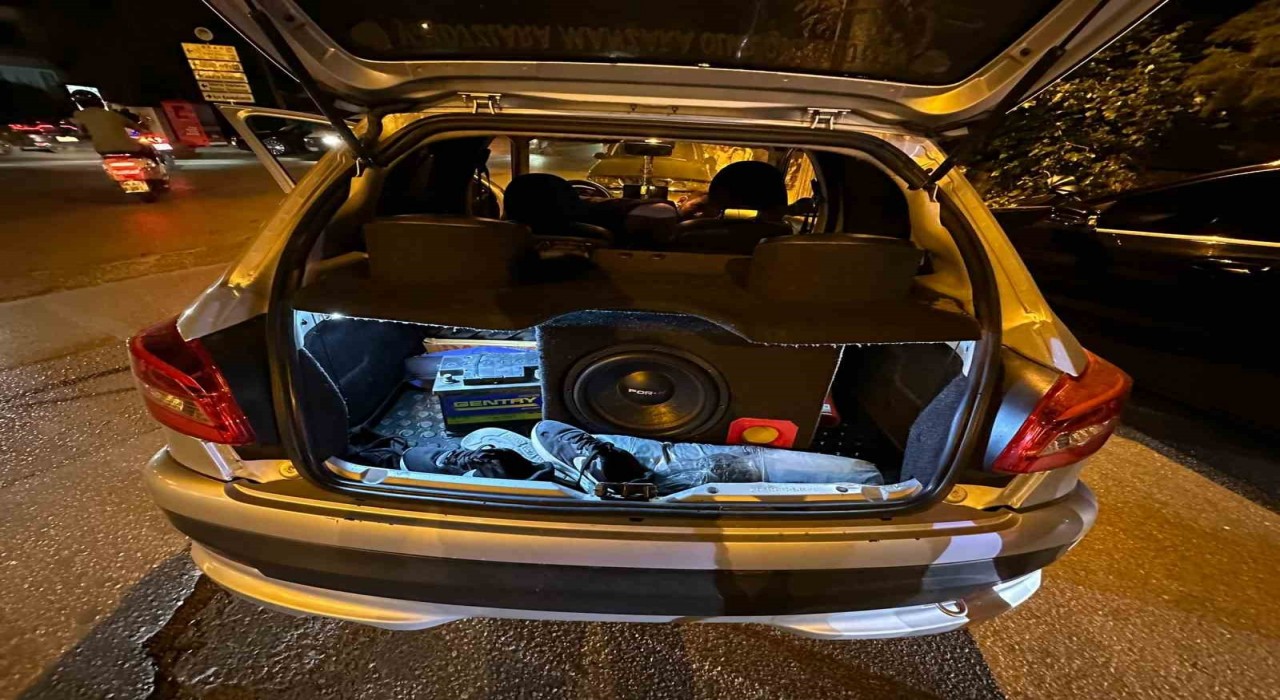 Sakaryada yüksek ses ve abart egzoz ile gezen sürücülere ceza yağdı