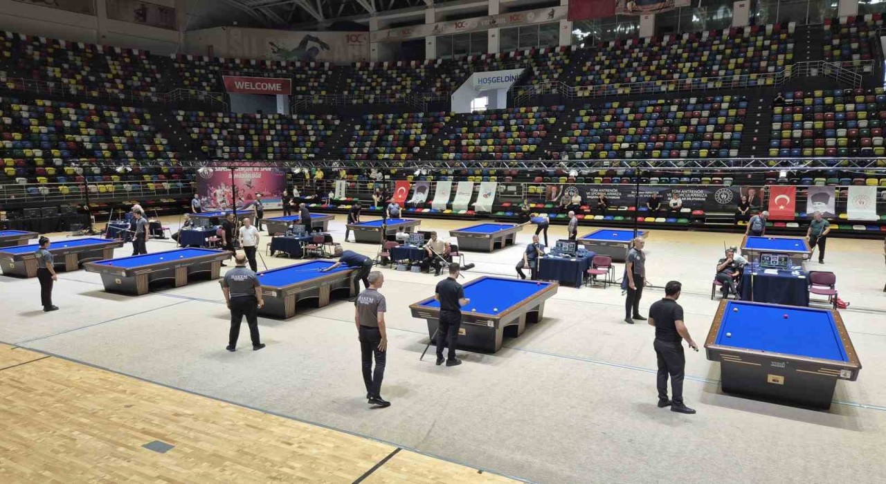 Samsunda bilardo şöleni