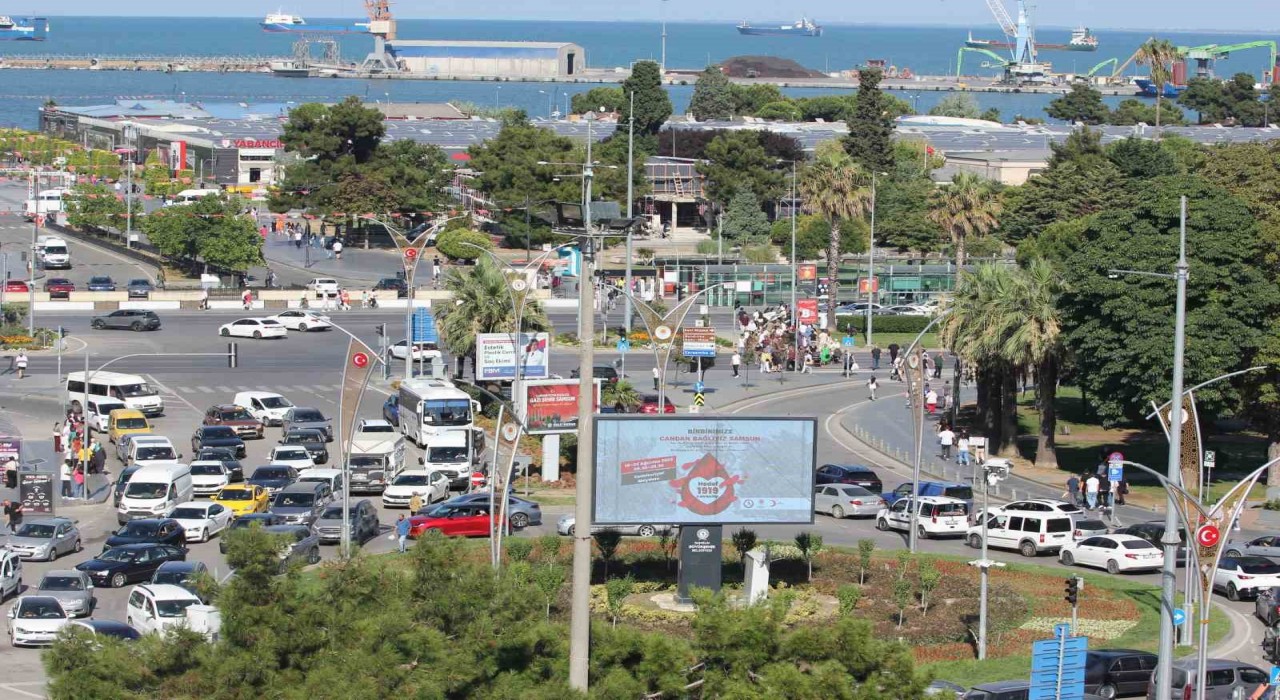 Samsunda trafiğe kayıtlı araç sayısı 519 bini geçti