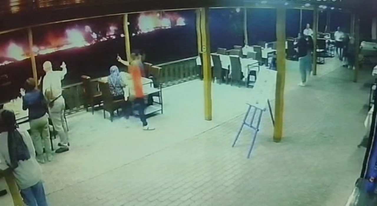 Samsunda yanarak 5 kilometre gidip ortalığı savaş alanına çeviren tırın dehşet anları ortaya çıktı