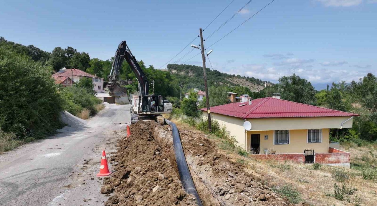 Samsunun Havza ilçesinde yeni içme suyu hattı