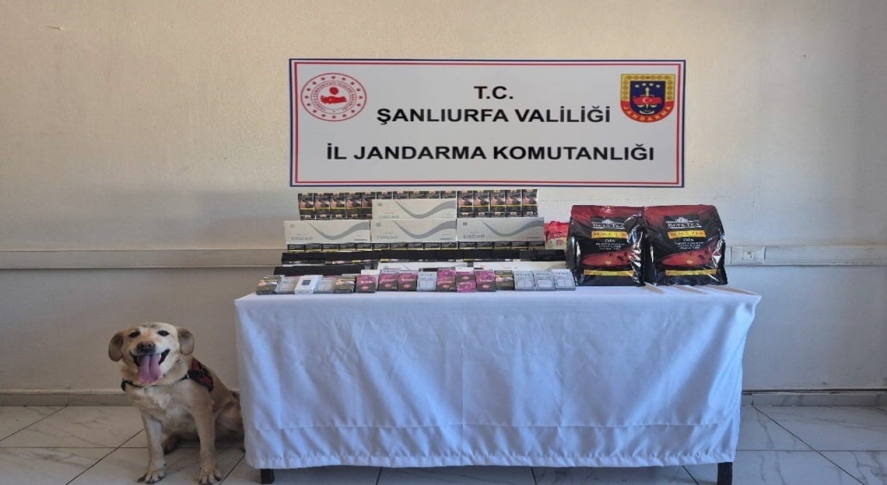 Şanlıurfada gümrük kaçağı malzemeler ele geçirildi