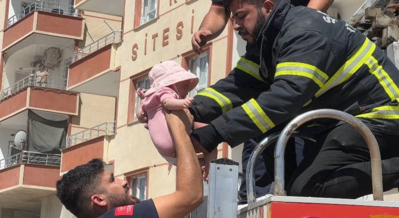 Şanlıurfada yangın paniği: Ekipler zamanla yarıştı