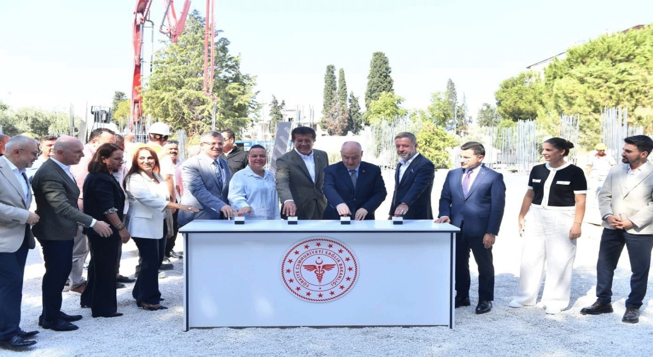 Sarayköye kazandırılacak sağlık kompleksinin temeli atıldı