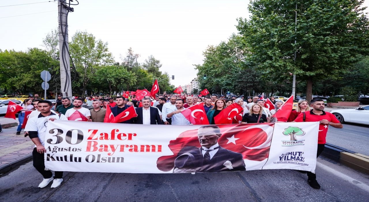 Şehitkamilde 30 Ağustos Zafer Bayramı coşkuyla kutlandı