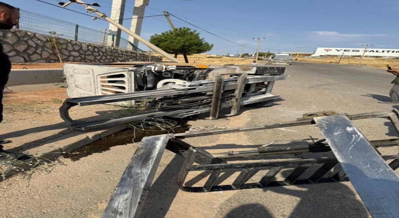 Siirt OSBde forklift kazası: 1 yaralı