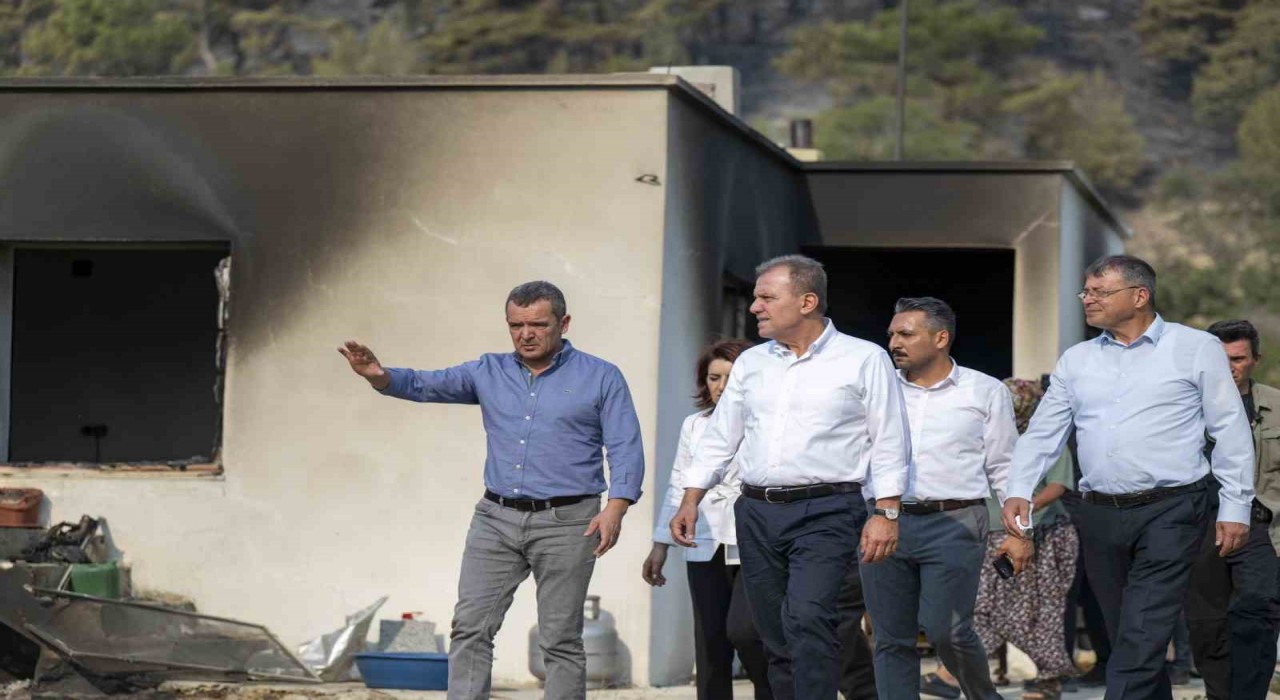 Silifkedeki yangın sürüyor