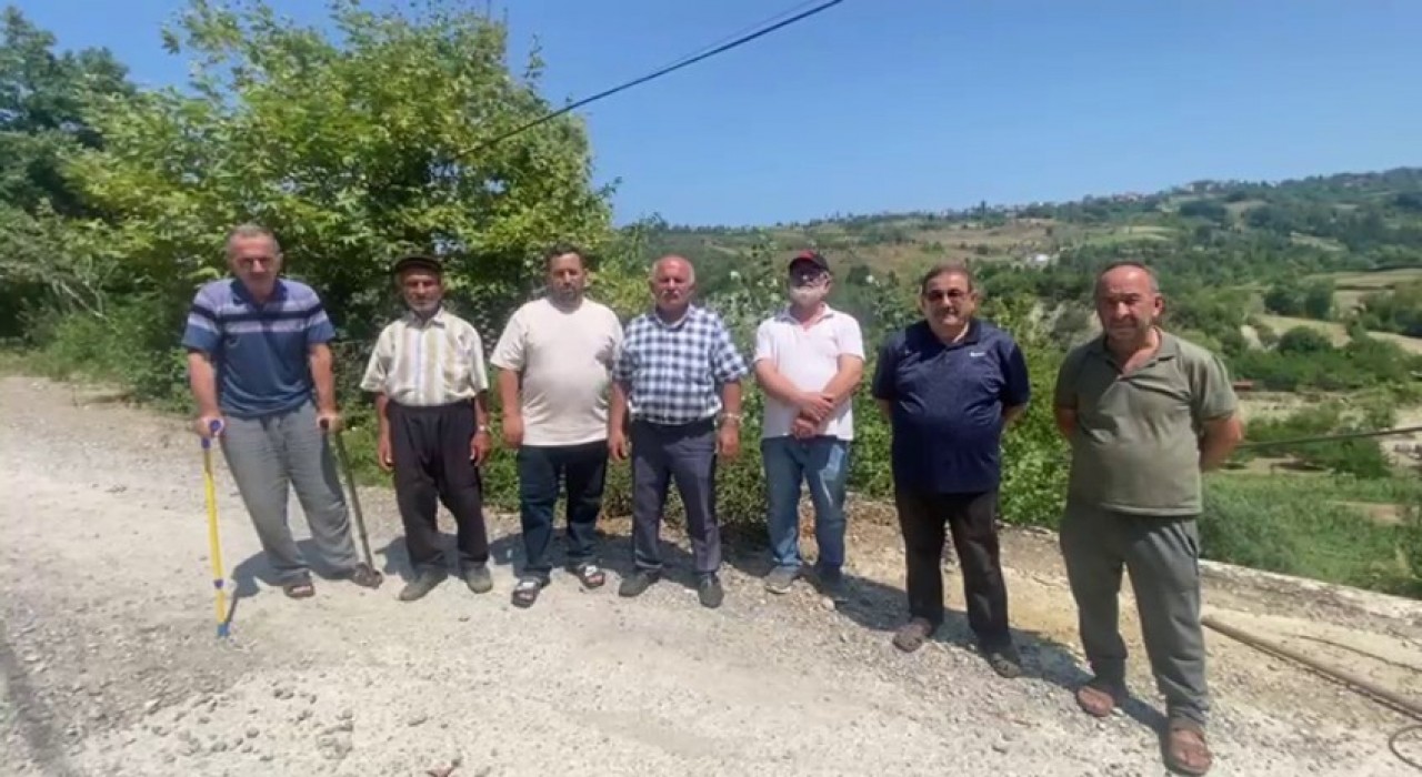 Sinopta tehlikeli yol: Mahalle sakinleri can güvenliği için acil önlem istiyor
