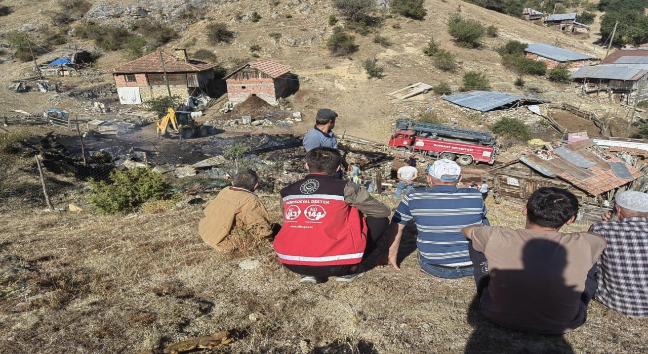 Sinopta yangın mağduru aileye psikososyal destek