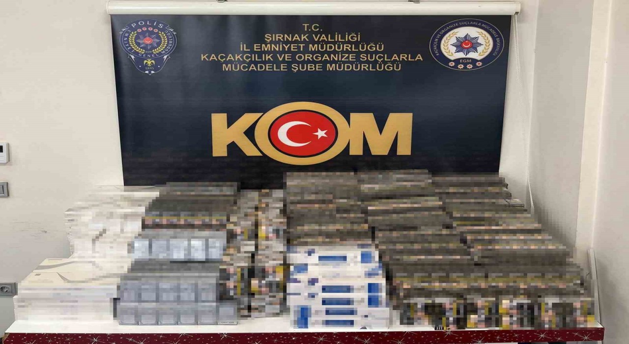 Şırnakta asayiş, kaçakçılık ve narkotik operasyonu