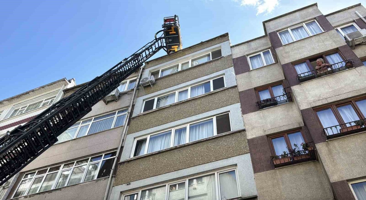 Şişlide restoran bacasında çıkan yangın paniğe neden oldu