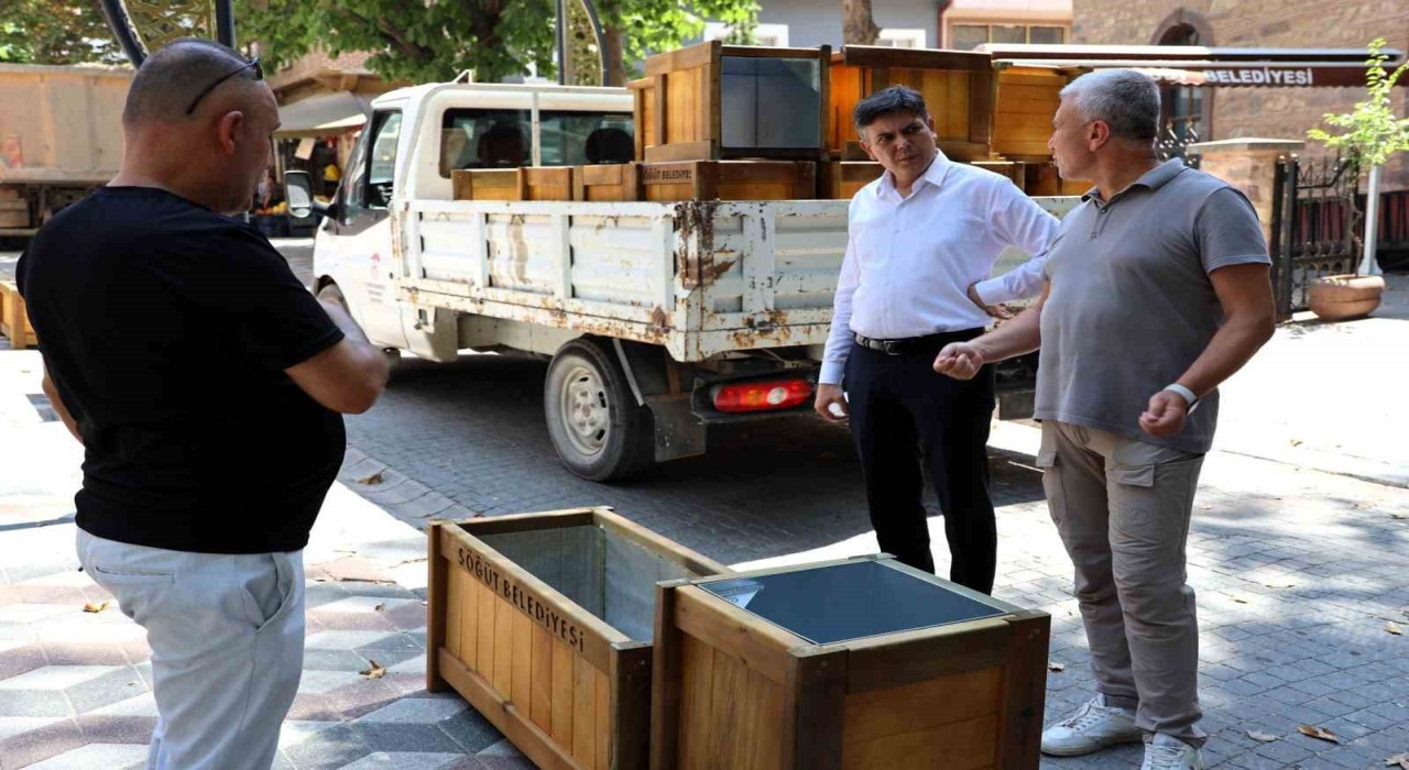 Söğütte çevre düzenlemesi sürüyor