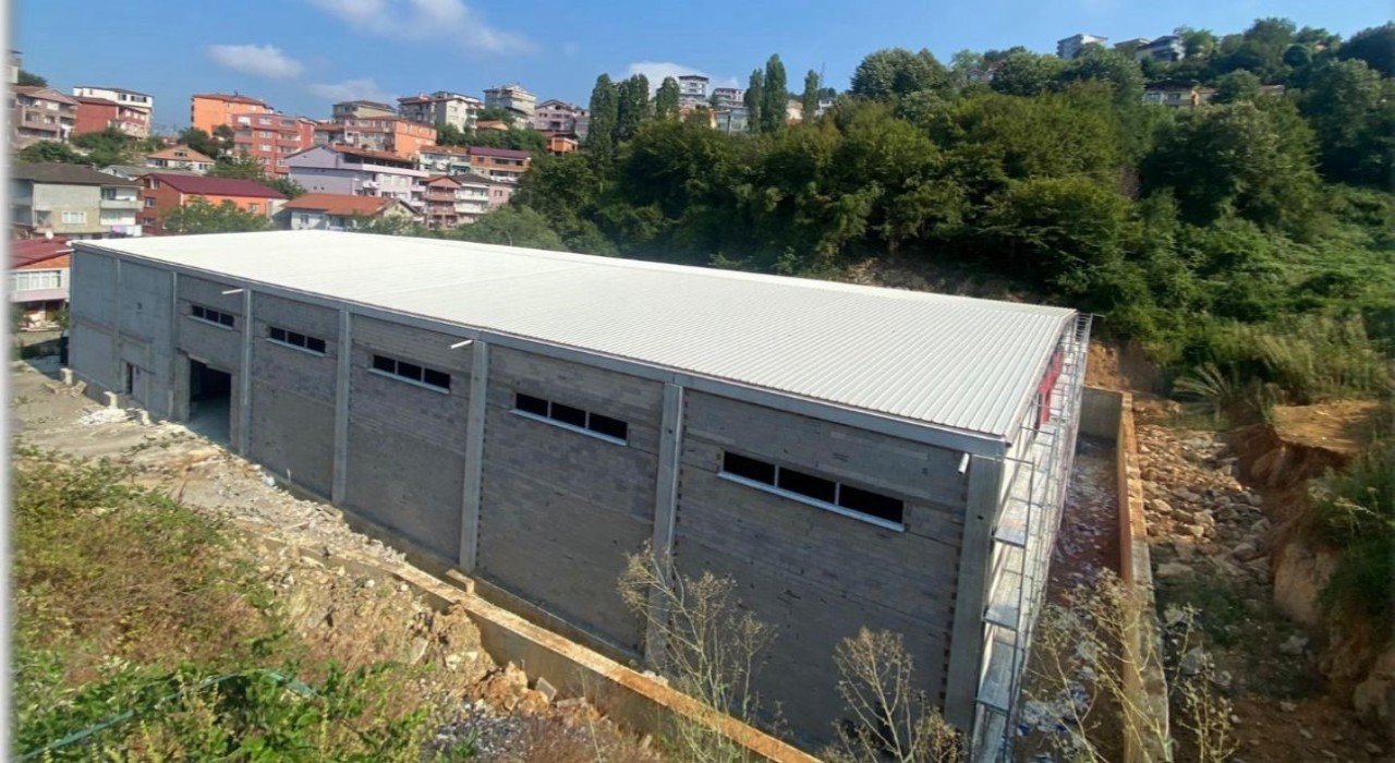 Spor salonu inşaatında sona gelindi