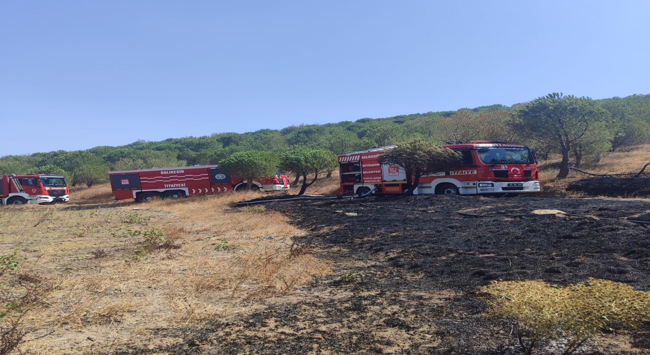 Susurlukta orman yangını kontrol altına alındı