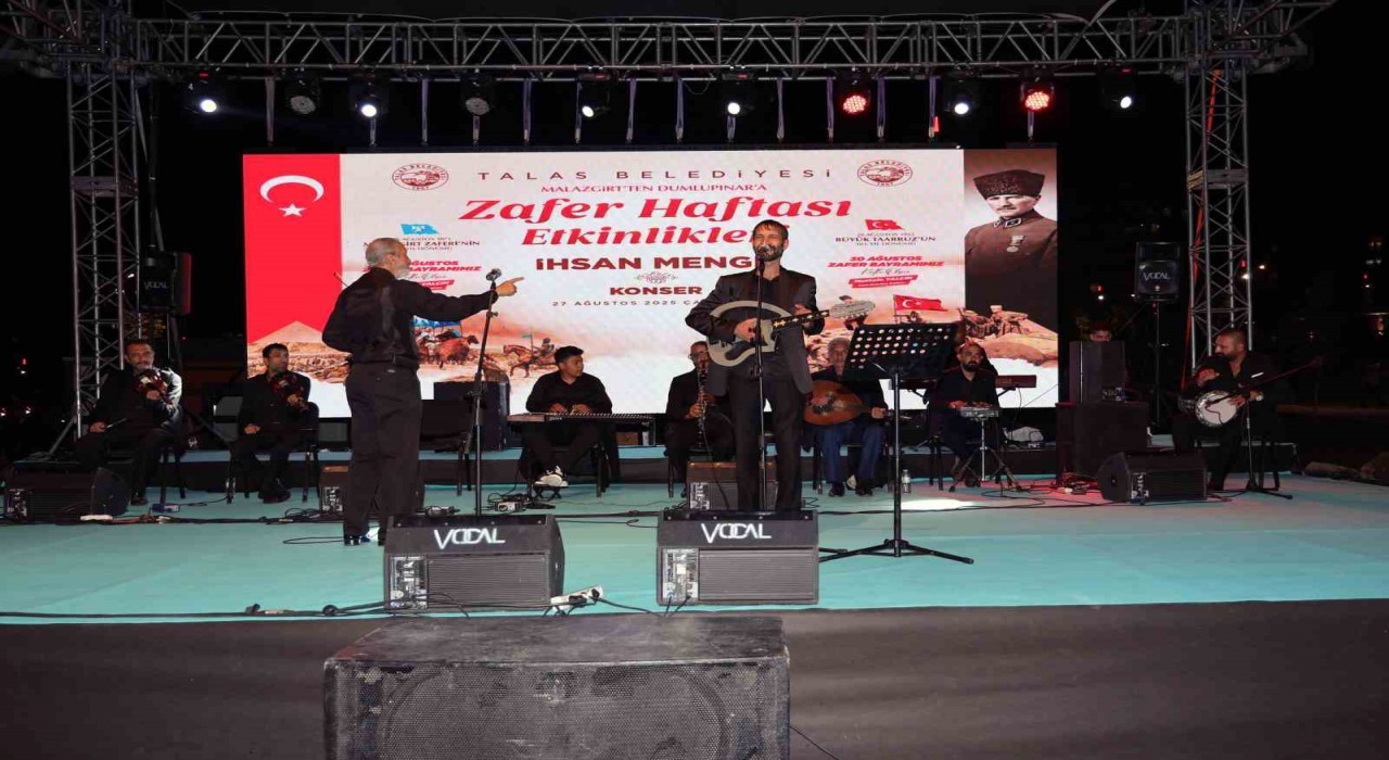 Talasta zafer coşkusu İhsan Menge konseriyle sürdü