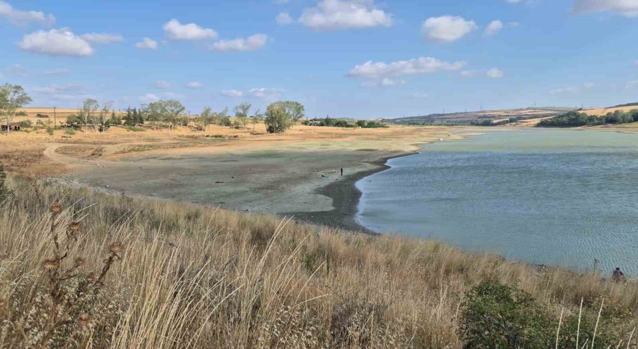 Tekirdağda gölette kuraklık alarmı: Su seviyesi yüzde 5e düştü