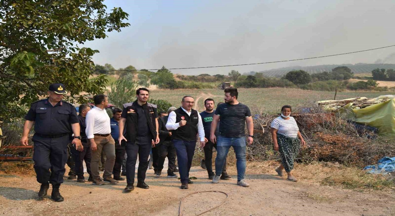 Tekirdağda orman yangını mağdurlarına destek: 22 termal çadır dağıtıldı