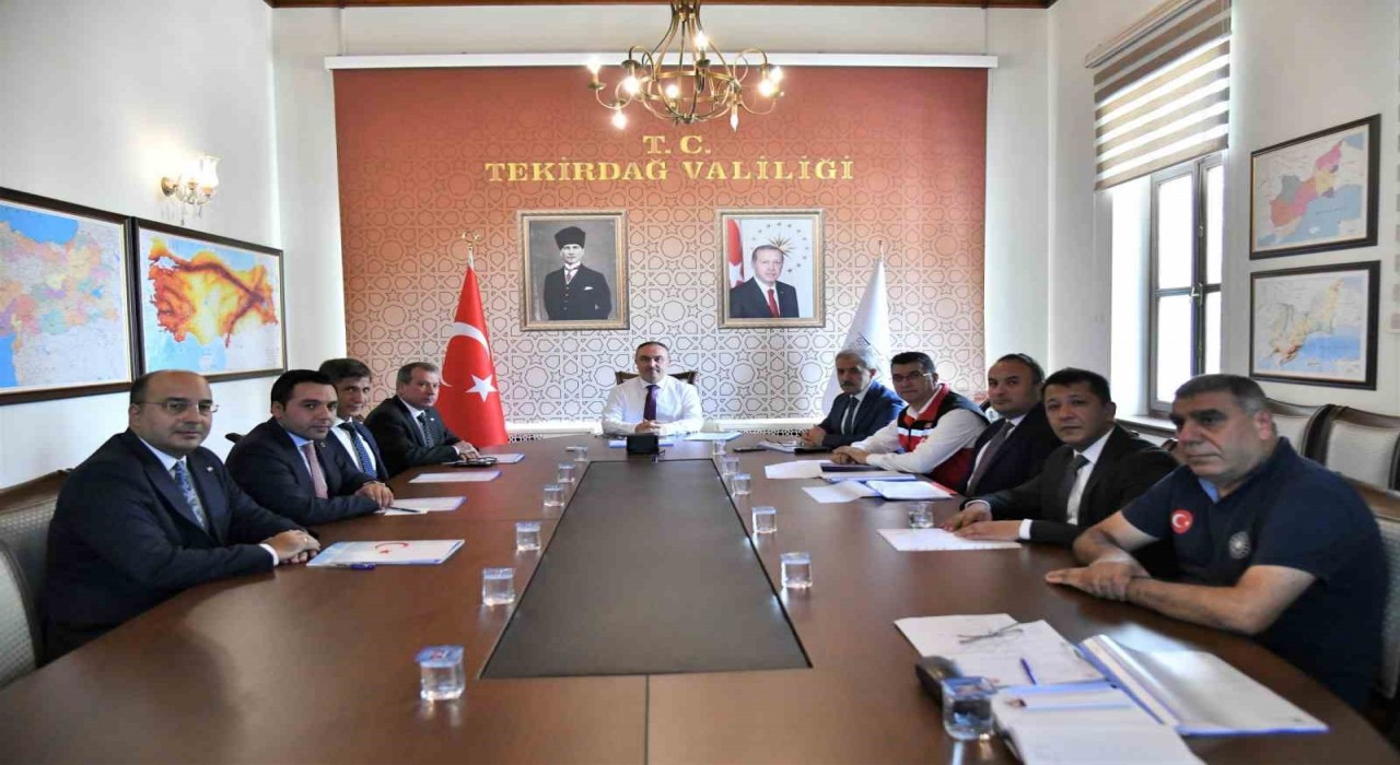 Tekirdağda sosyal konut alanları için toplantı yapıldı