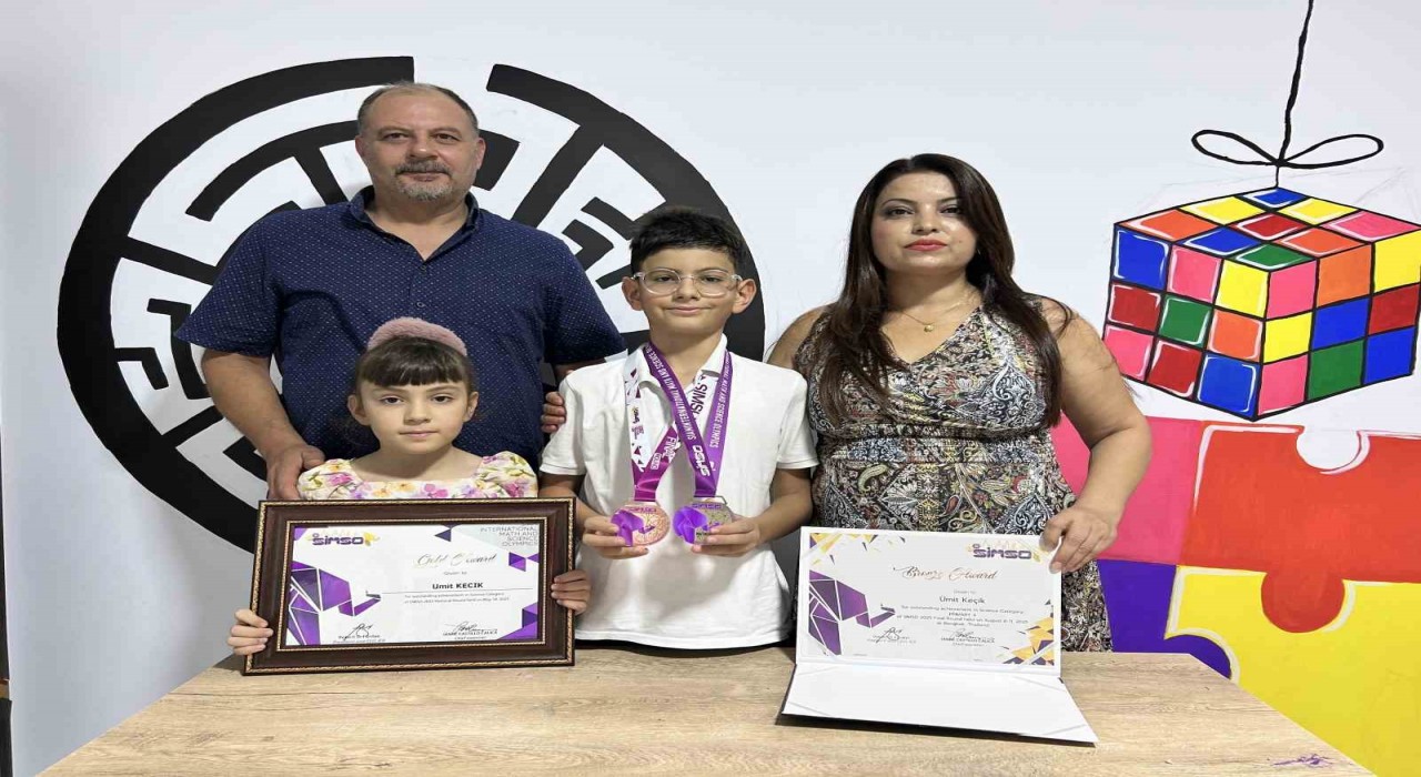 Teknolojik aletlerden uzak tutularak büyütülen Ümit, Taylandda düzenlenen bilim olimpiyatlarda üçüncü oldu