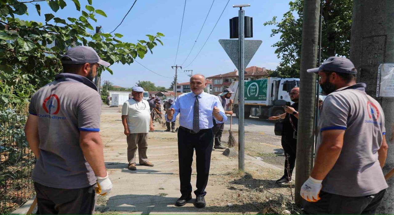 Temiz şehir Düzce kampanyası 15. mahallede