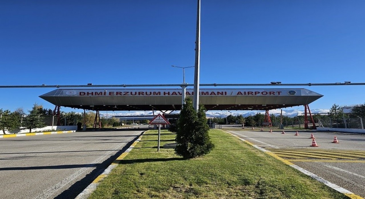 Temmuz ayında Erzurum Havalimanında 112 bin 456 yolcuya hizmet verildi