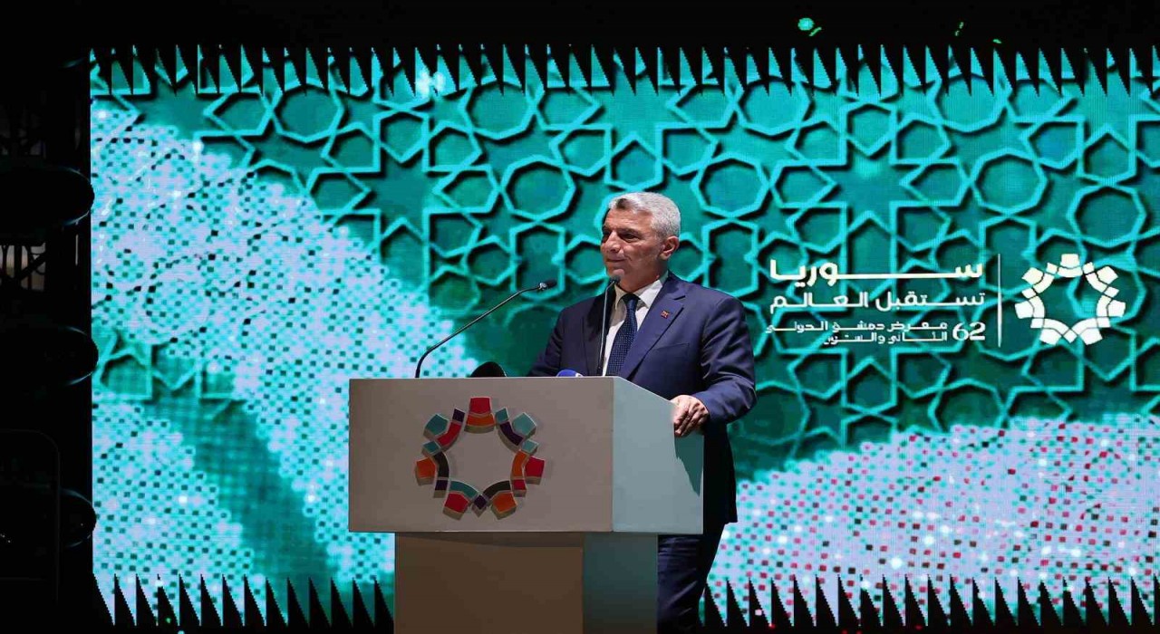 Ticaret Bakanı Bolat, 62. Şam Uluslararası Fuarı açılışında konuştu