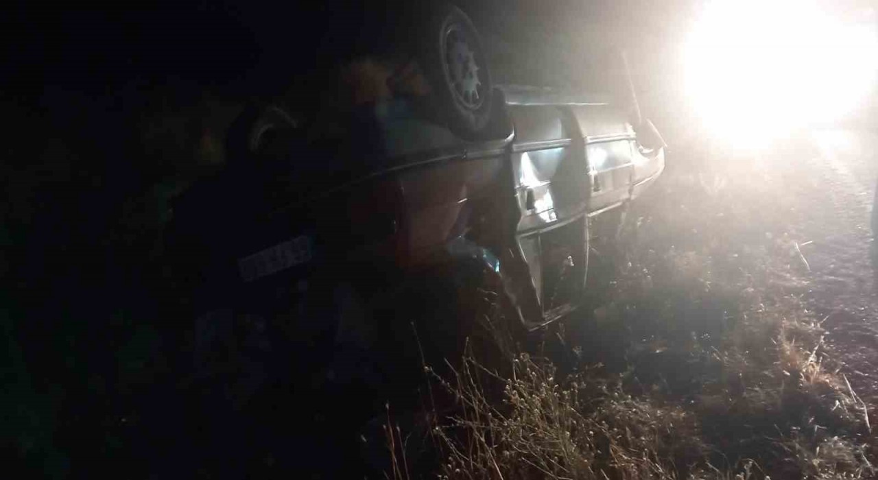 Tokatta otomobil takla attı: 1 yaralı