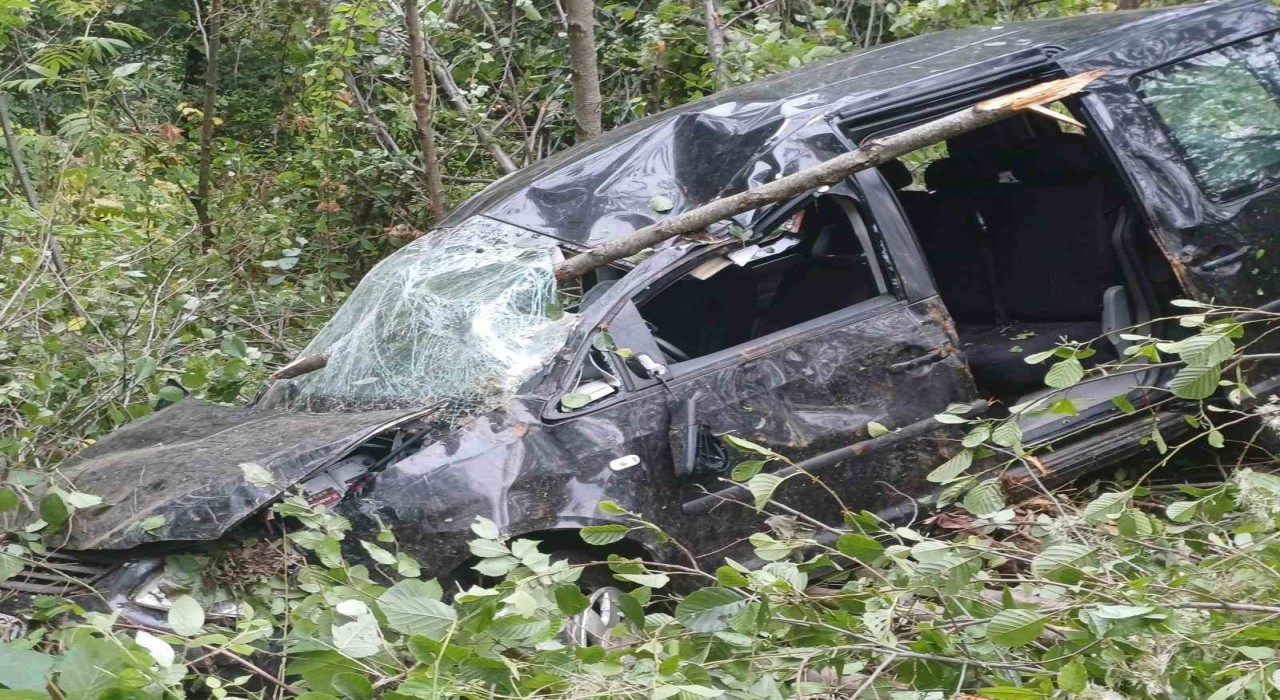Trabzonda trafik kazası 1 ölü, 2 yaralı