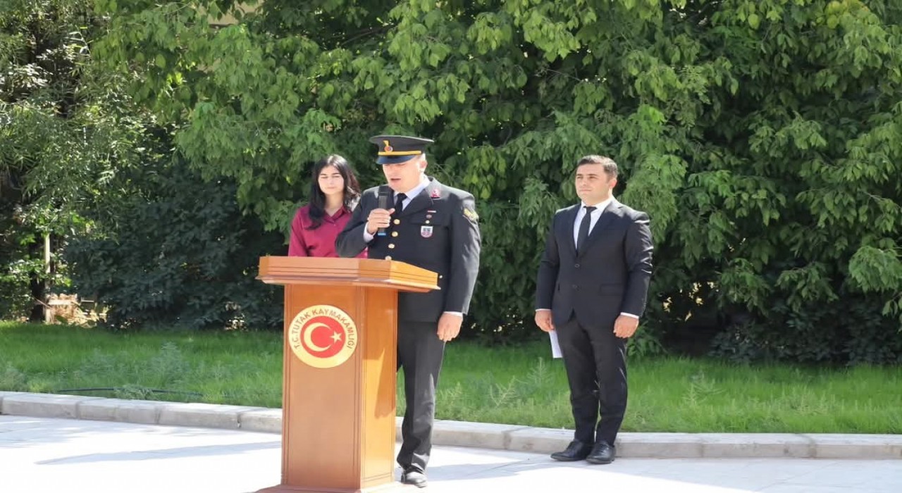 Tutakta 30 Ağustos Zafer Bayramı törenle kutlandı
