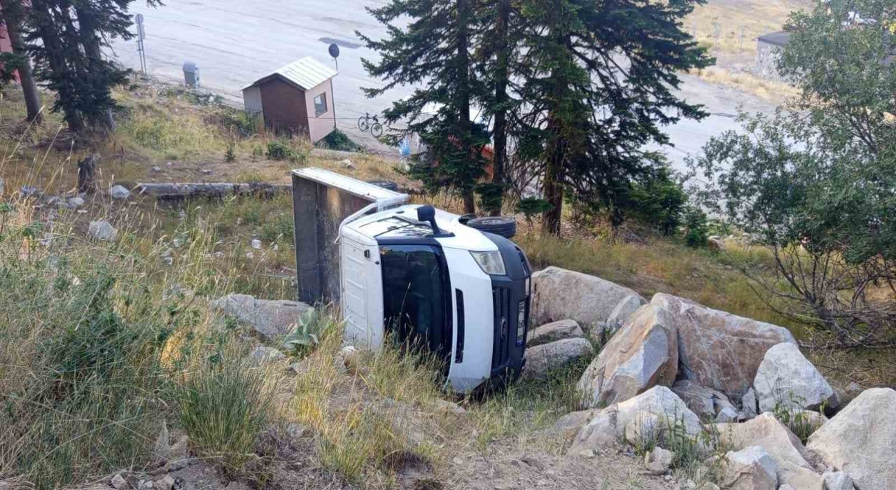 Uludağda ölümden döndü