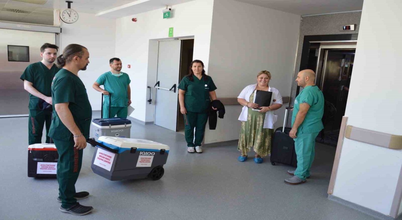 Uşakta bağışlanan organlar 3 hastaya umut oldu