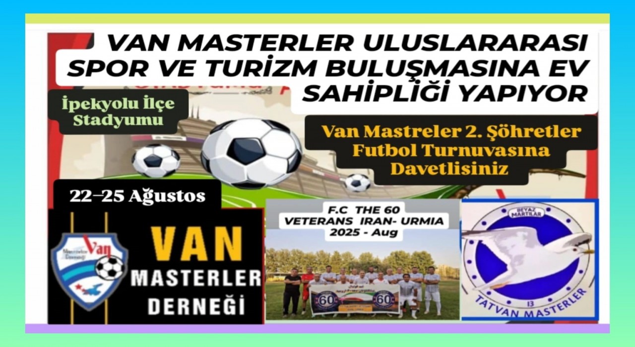 Van Masterlerden uluslararası futbol turnuvası