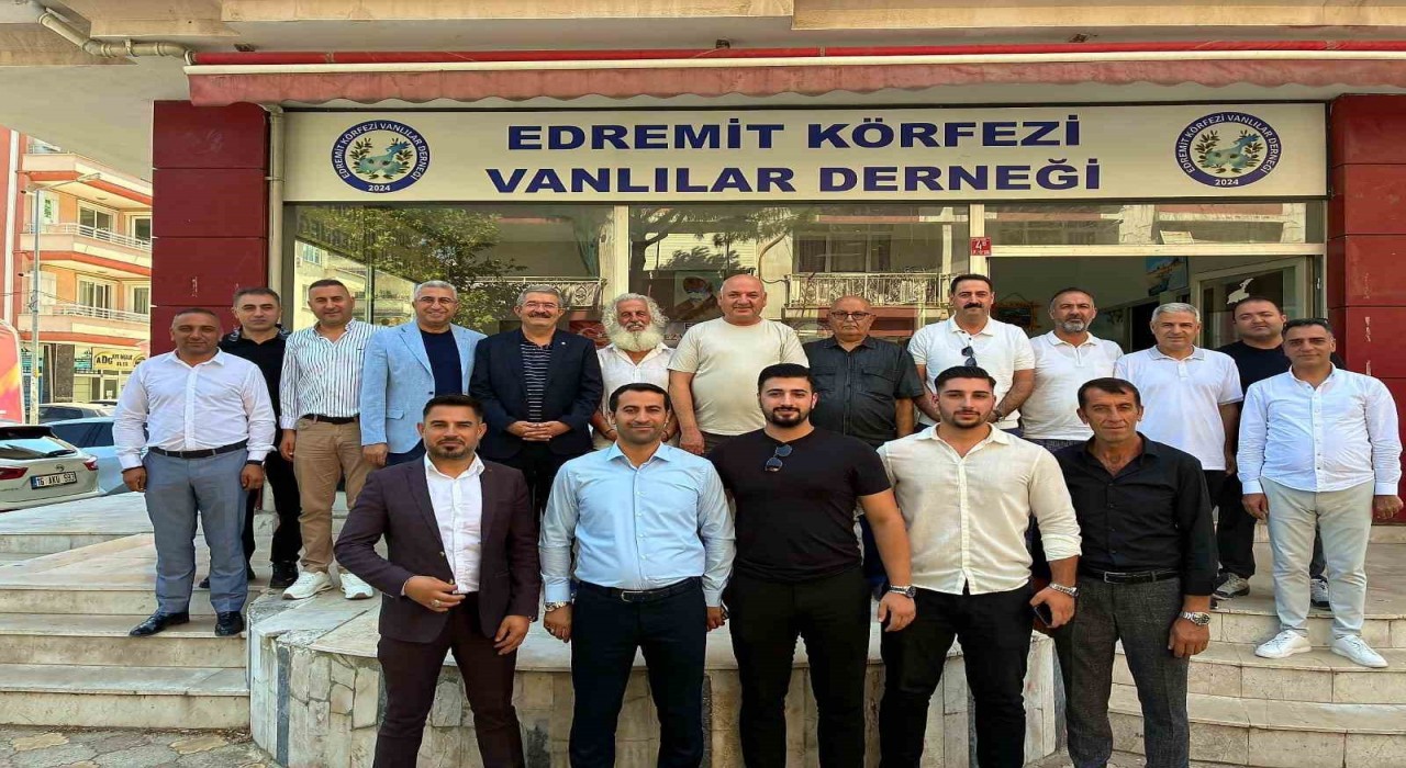 Van TSO heyetinden Edremit Körfezi Vanlılar Derneğine anlamlı ziyaret