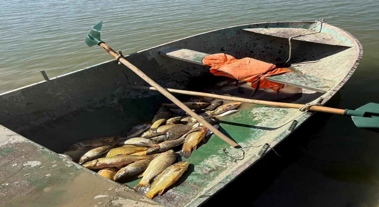 Vanda kaçak balık avlayan 2 kişiye 25 bin lira ceza