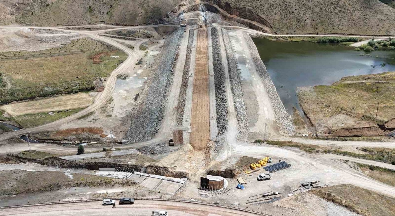 Yelpınar Göletinde çalışmalar devam ediyor