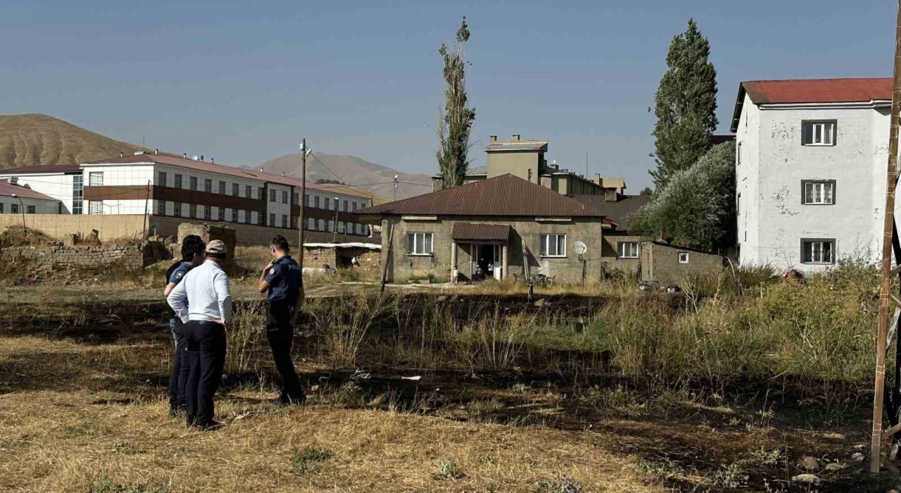 Yüksekovada anız yangını paniğe yol açtı