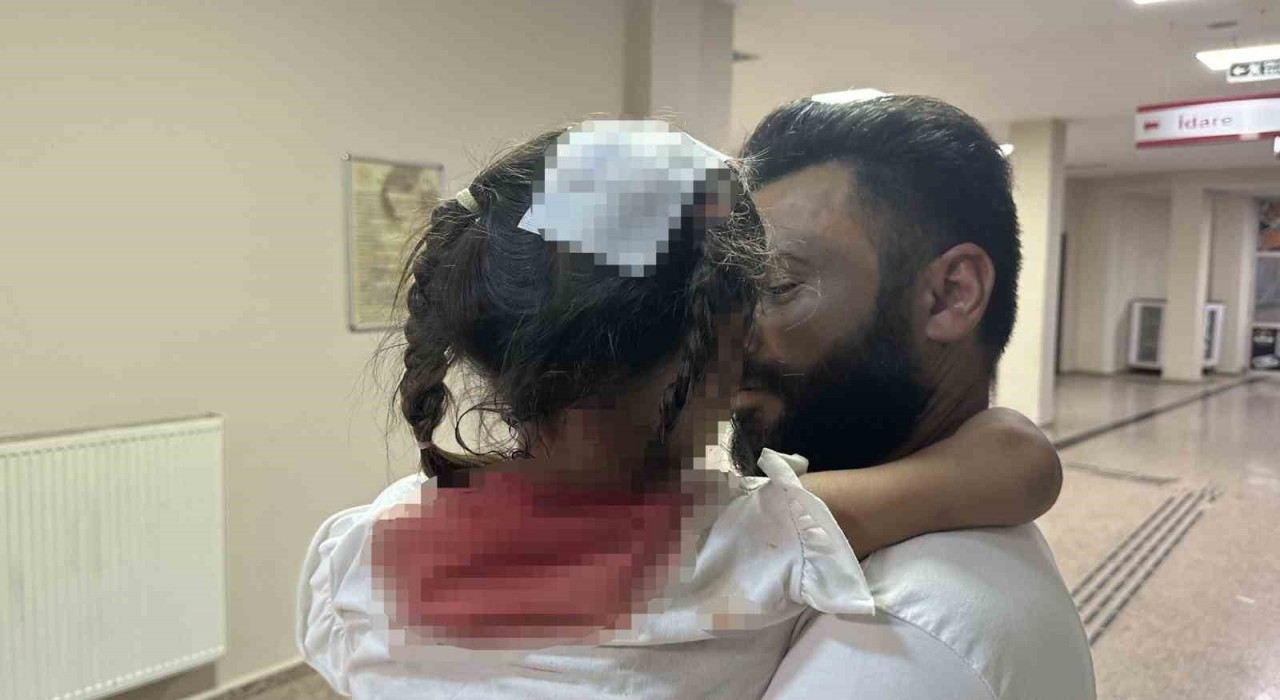 Yüksekovada başından parke yaşı düşen 5 yaşındaki Avesta ölümden döndü