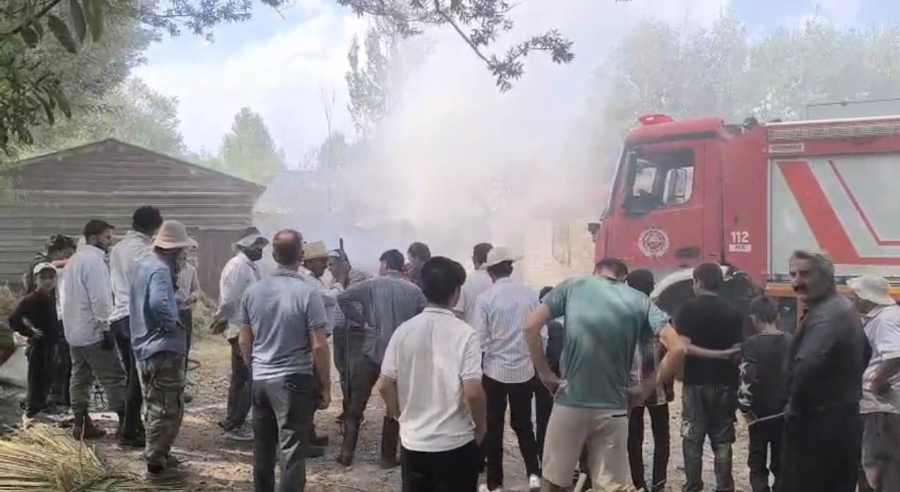 Yüksekovada ot yangını: Bin bağ ot küle döndü