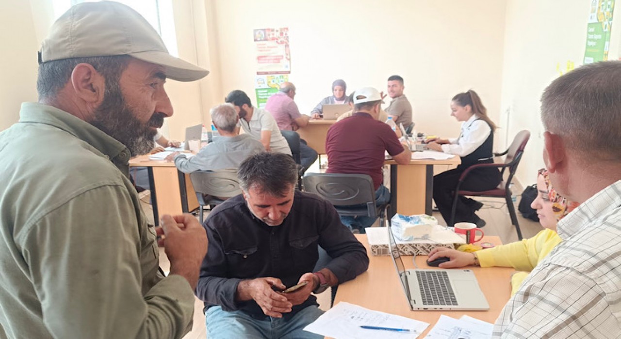 Yüksekovada tarım sayımı devam ediyor