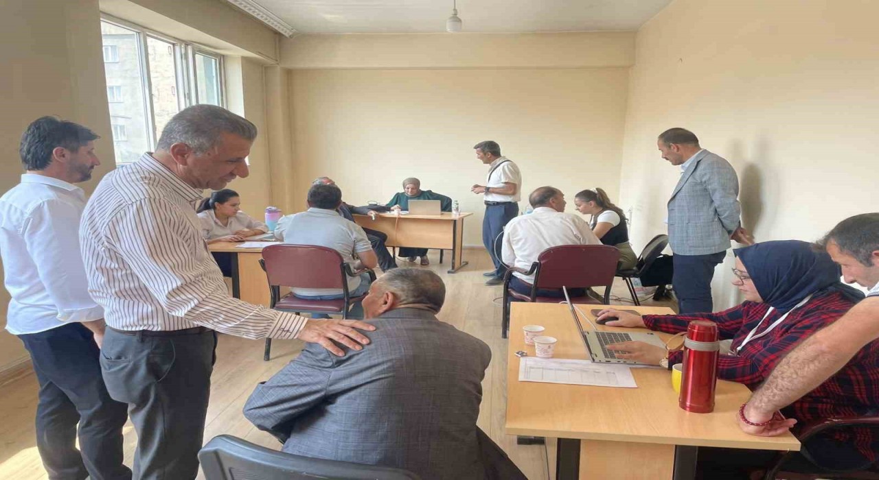 Yüksekovada tarım sayımı sürüyor