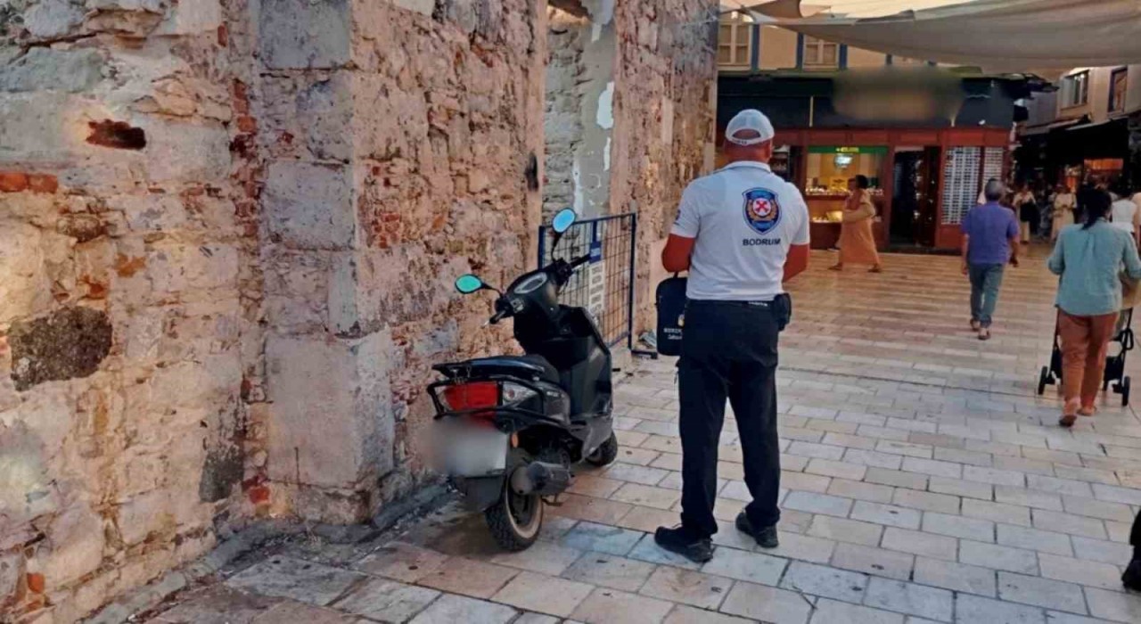 Zabıtadan motosiklet ve skuter denetimi